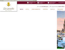Tablet Screenshot of hotellosgirasoles.com